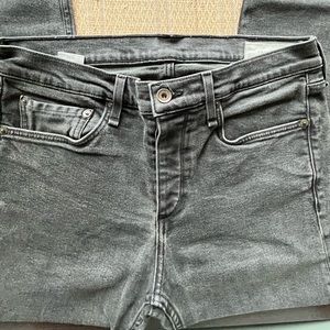 Rag and bone grey jean pants